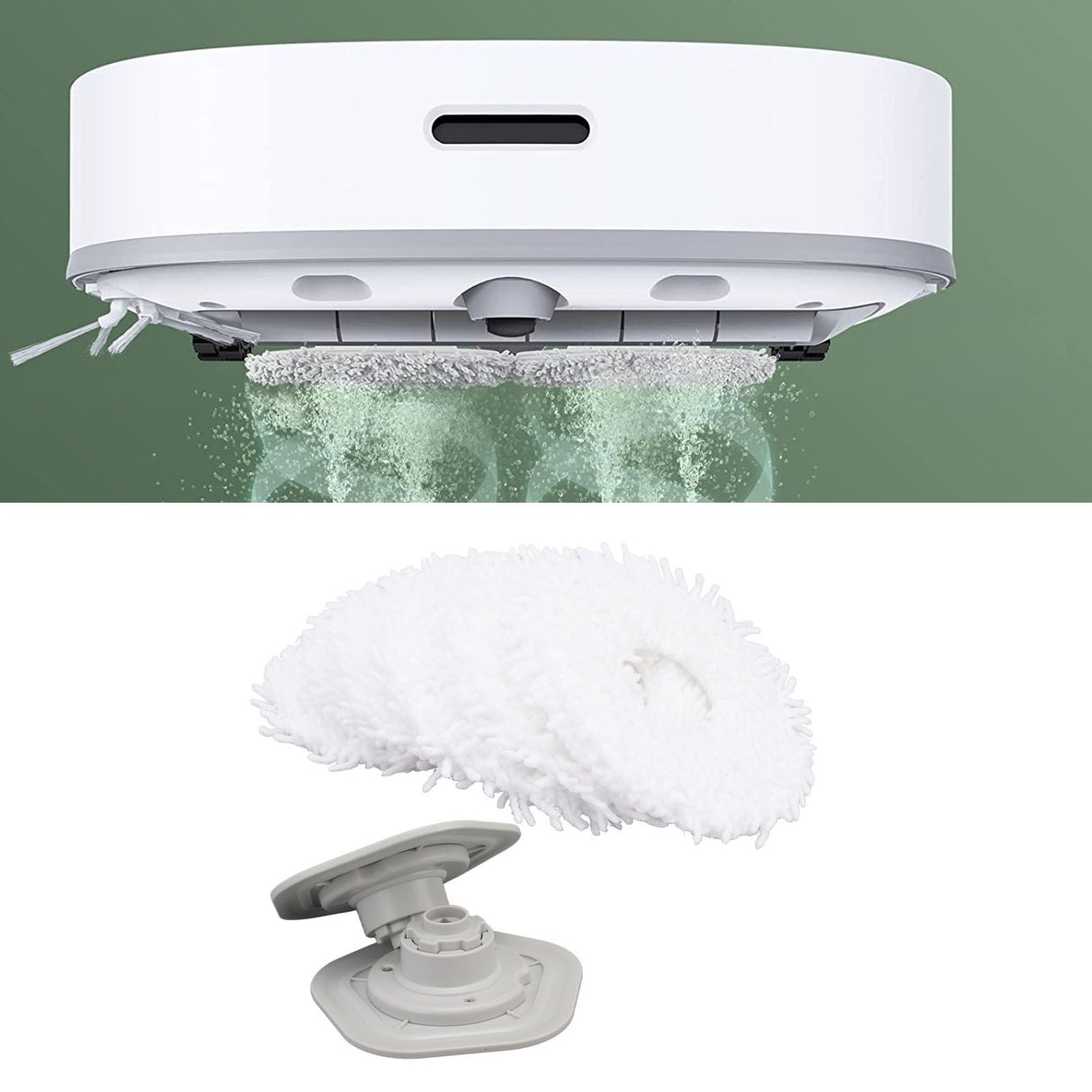 Mop Cloths For Dreame Bot W10 W10 Pro Vacuum Cleaner Cleaning Pads Mop Pads Replacement with Holder