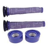 Vacuum Cleaner Pre Post Filter Set High Efficiency Particulate Air Filter with Cleaning Brush for V7 V8