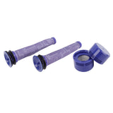 Vacuum Cleaner Pre Post Filter Set High Efficiency Particulate Air Filter with Cleaning Brush for V7 V8 - Top-Down View