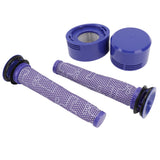 Vacuum Cleaner Pre Post Filter Set High Efficiency Particulate Air Filter with Cleaning Brush for V7 V8 - 45-Degree Angle