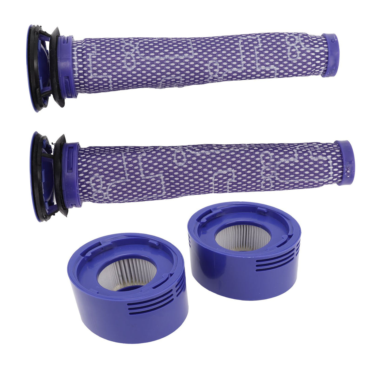 Vacuum Cleaner Pre Post Filter Set High Efficiency Particulate Air Filter with Cleaning Brush for V7 V8