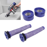 Vacuum Cleaner Pre Post Filter Set High Efficiency Particulate Air Filter with Cleaning Brush for V7 V8