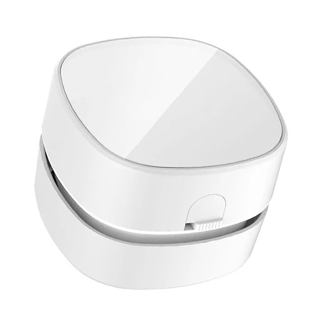 Desktop Vacuum Cleaner Mini Table Dust Sweeper Crumb Vacuum Cleaner Handheld Cordless White