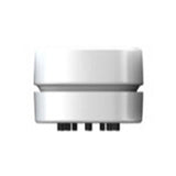 Desktop Vacuum Cleaner Mini Table Dust Sweeper Crumb Vacuum Cleaner Handheld Cordless White - Close-Up Angle