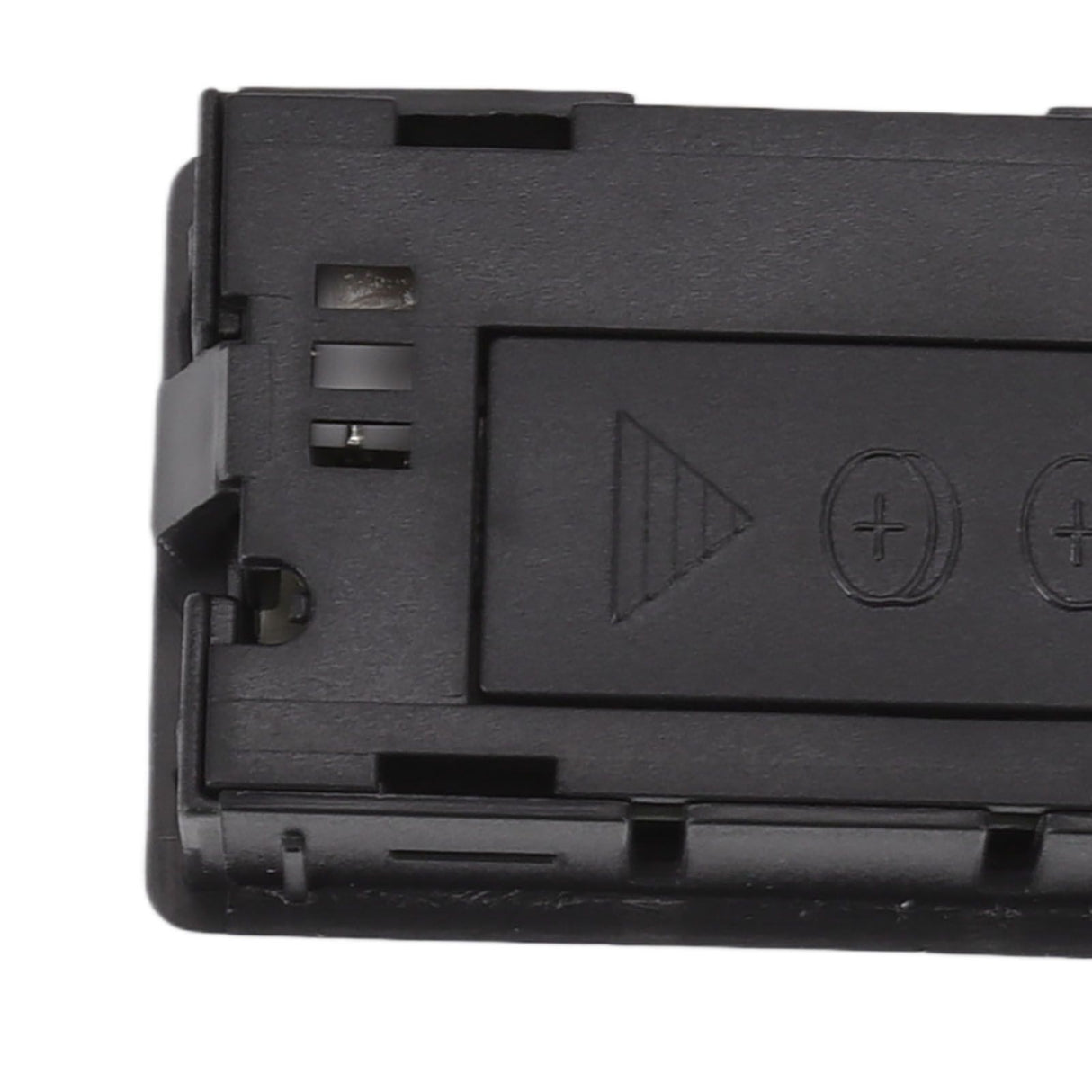 Thermometer Hygrometer Black LCD HD Digital Display Embedded Electronic Temperature Humidity Meter for Locker Cigar Box