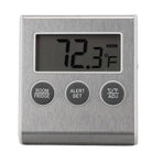 Digital Fridge Thermometer Alarm Memory Function Small Freezer Thermometer with Magnet for Laboratory White