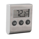 Digital Fridge Thermometer Alarm Memory Function Small Freezer Thermometer with Magnet for Laboratory White