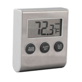 Digital Fridge Thermometer Alarm Memory Function Small Freezer Thermometer with Magnet for Laboratory White - 45-Degree Angle