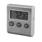 Digital Fridge Thermometer Alarm Memory Function Small Freezer Thermometer with Magnet for Laboratory White