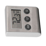 Digital Fridge Thermometer Alarm Memory Function Small Freezer Thermometer with Magnet for Laboratory White
