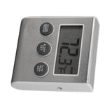 Digital Fridge Thermometer Alarm Memory Function Small Freezer Thermometer with Magnet for Laboratory White