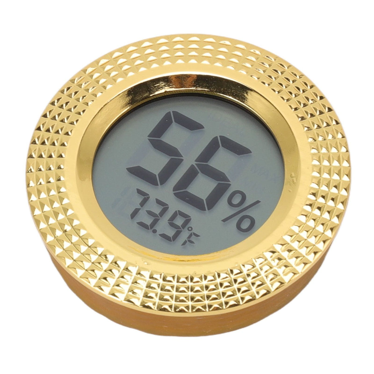 Insert Digital Hygrometer Round Cigar Box High Accuracy Electronic Temperature Humidity Meter