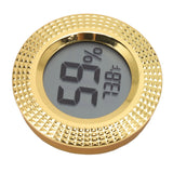 Insert Digital Hygrometer Round Cigar Box High Accuracy Electronic Temperature Humidity Meter