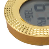 Insert Digital Hygrometer Round Cigar Box High Accuracy Electronic Temperature Humidity Meter
