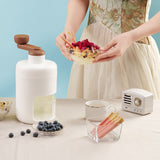 Hand Crank Ice Crusher Multipurpose Food Grade Mini Snow Cone Machine for Home Use White White - 45-Degree Angle