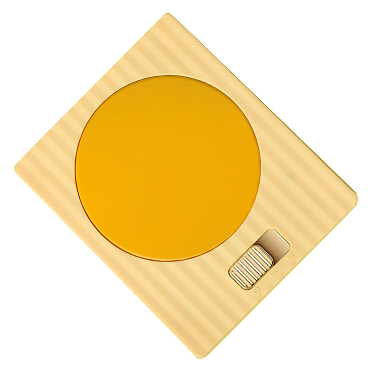 Mug Warmer 2 Temperature 2 Modes Adjustable Constant Temperature USB Beverage Warmer For Egg Cake Wet Towels 220V Yellow