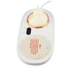 Intelligent Mug Warmer Coaster 55 Degrees Celsius Constant Temperature Cup Heating Mat Pad for Working White