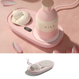 Intelligent Mug Warmer Coaster 55 Degrees Celsius Constant Temperature Cup Heating Mat Pad for Working Pink - Extra Image