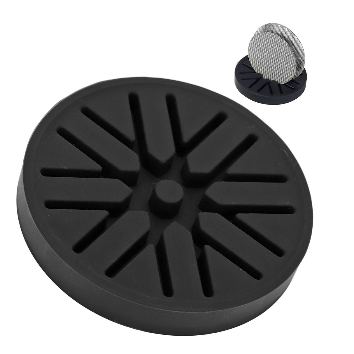 Portafilter Basket Stand Compact Small Stable Quick Drying Silicone Coffee Filters Stand Holder