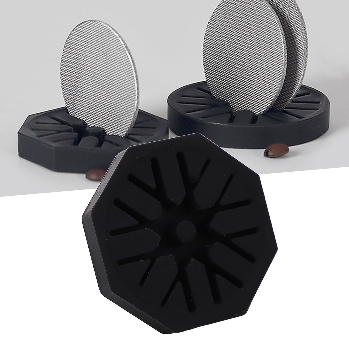Puck Screen Stand Silicone Flexible Cleanable Stable Long Lasting Portafilter Basket Stand Holder