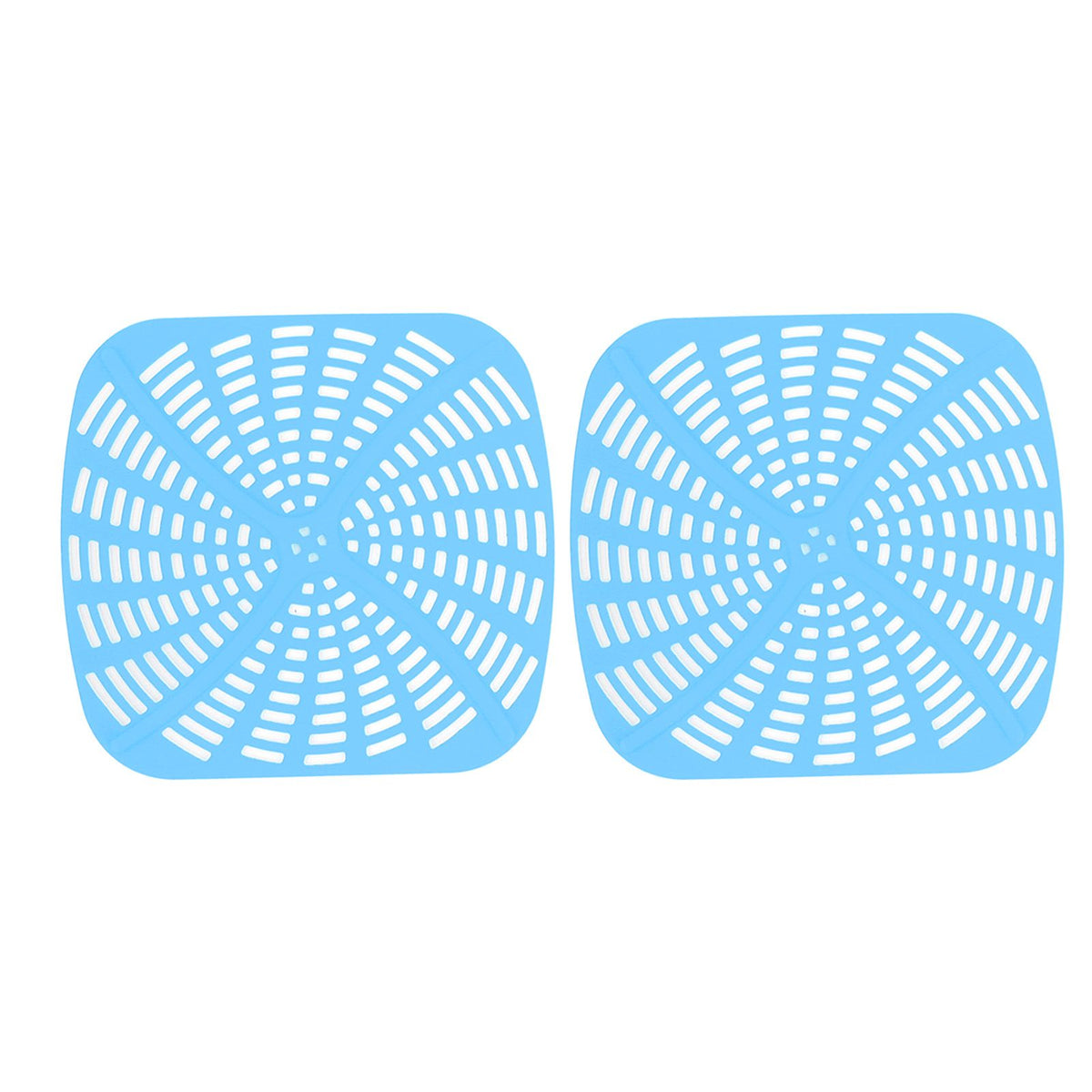 2pcs Fryer Reusable Silicone Fryer Liner Scratch Resistant Silicone Liner Mat for Ninja Foodi AG301 Fryer Blue