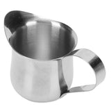 Milk Frothing Pitcher Stainless Steel Ergonomic Milk Frothing Cup Jug Steaming Pitcher for Coffee 2oz - Low Angle