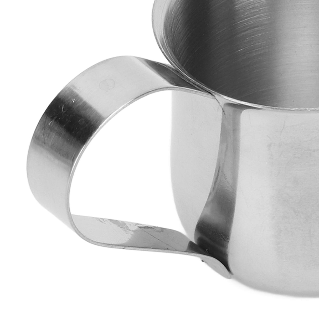 Milk Frothing Pitcher Stainless Steel Ergonomic Milk Frothing Cup Jug Steaming Pitcher for Coffee 2oz