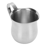 Milk Frothing Pitcher Stainless Steel Ergonomic Milk Frothing Cup Jug Steaming Pitcher for Coffee 5oz - Front View