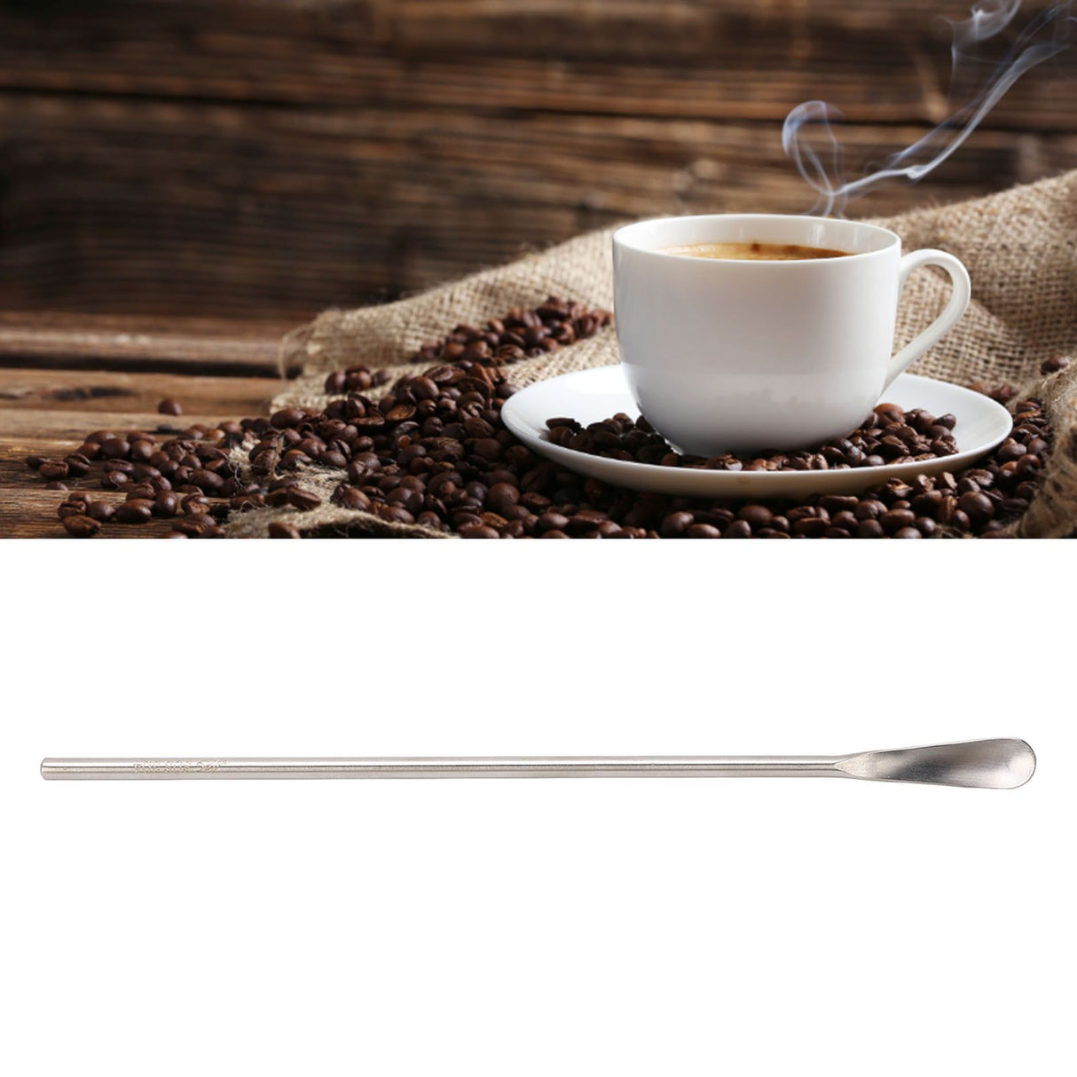 Coffee Stir Stick 304 Stainless Steel Safe Odor Free Corrosion Resistance Beverage Stirrer for Milk Tea Cocktail Making