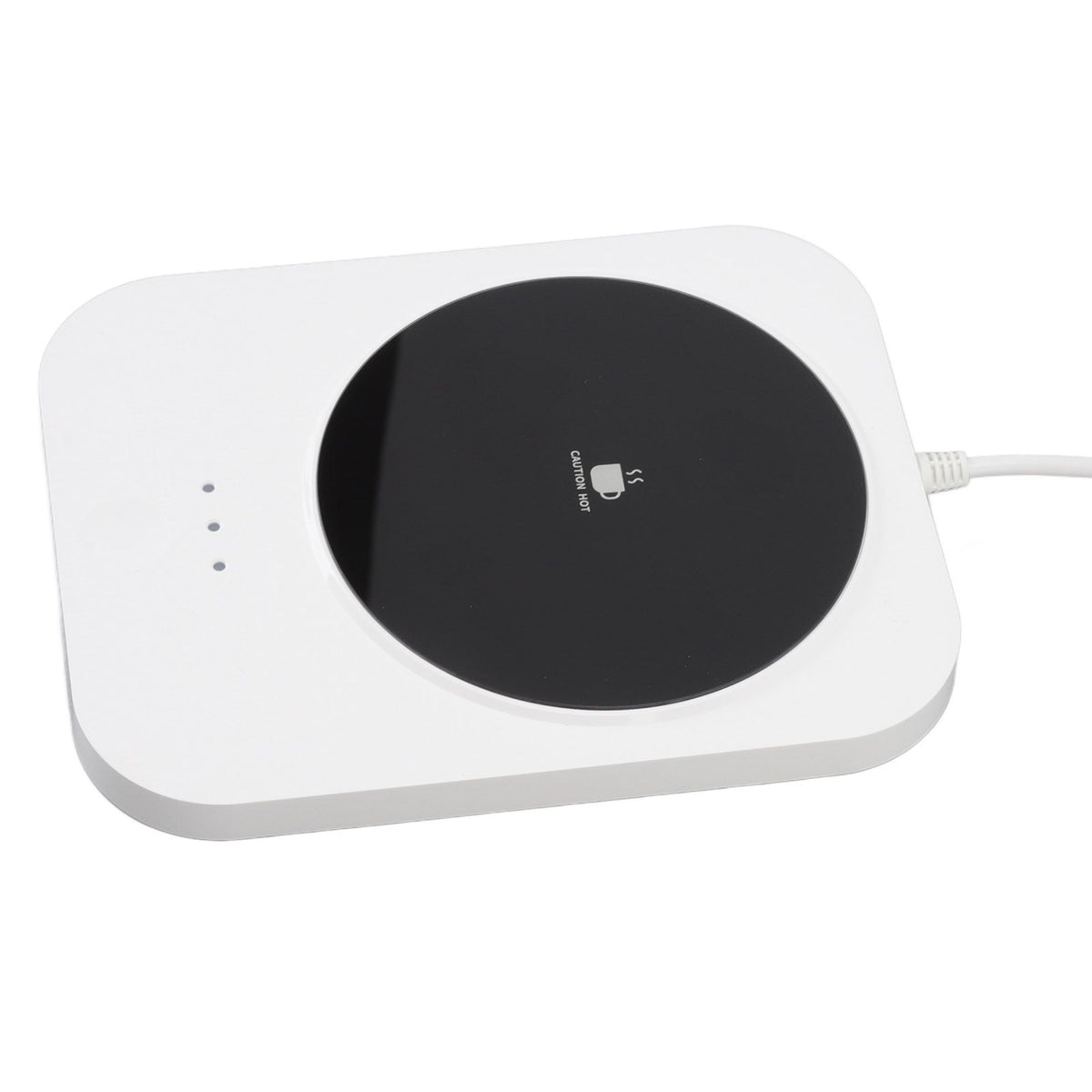 Beverage Warmer Intelligent 55℃ Constant Warm USB Power Supply Coffee Mug Electric Warmer for Desk 9V White