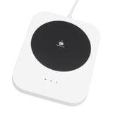 Beverage Warmer Intelligent 55℃ Constant Warm USB Power Supply Coffee Mug Electric Warmer for Desk 9V White - Side View