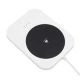 Beverage Warmer Intelligent 55℃ Constant Warm USB Power Supply Coffee Mug Electric Warmer for Desk 9V White - Low Angle