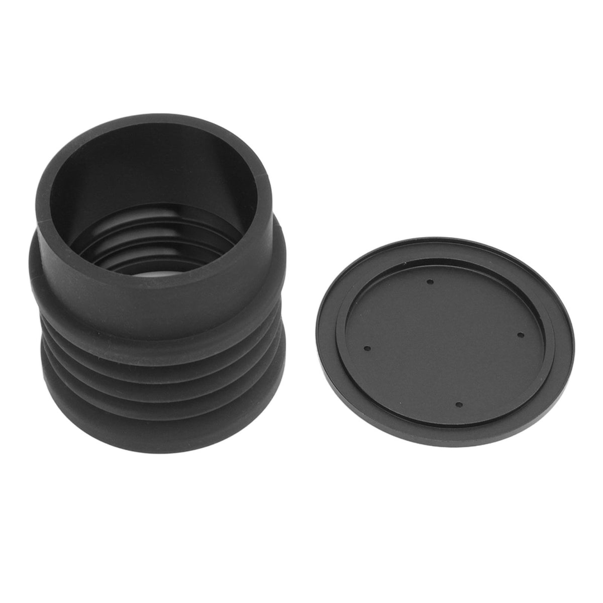 Coffee Grinder Blowing Bean Bin Silicone Coffee Grinder Cleaning Tool with Aluminum Cover for 900N HC600 Coffee Grinder Parts