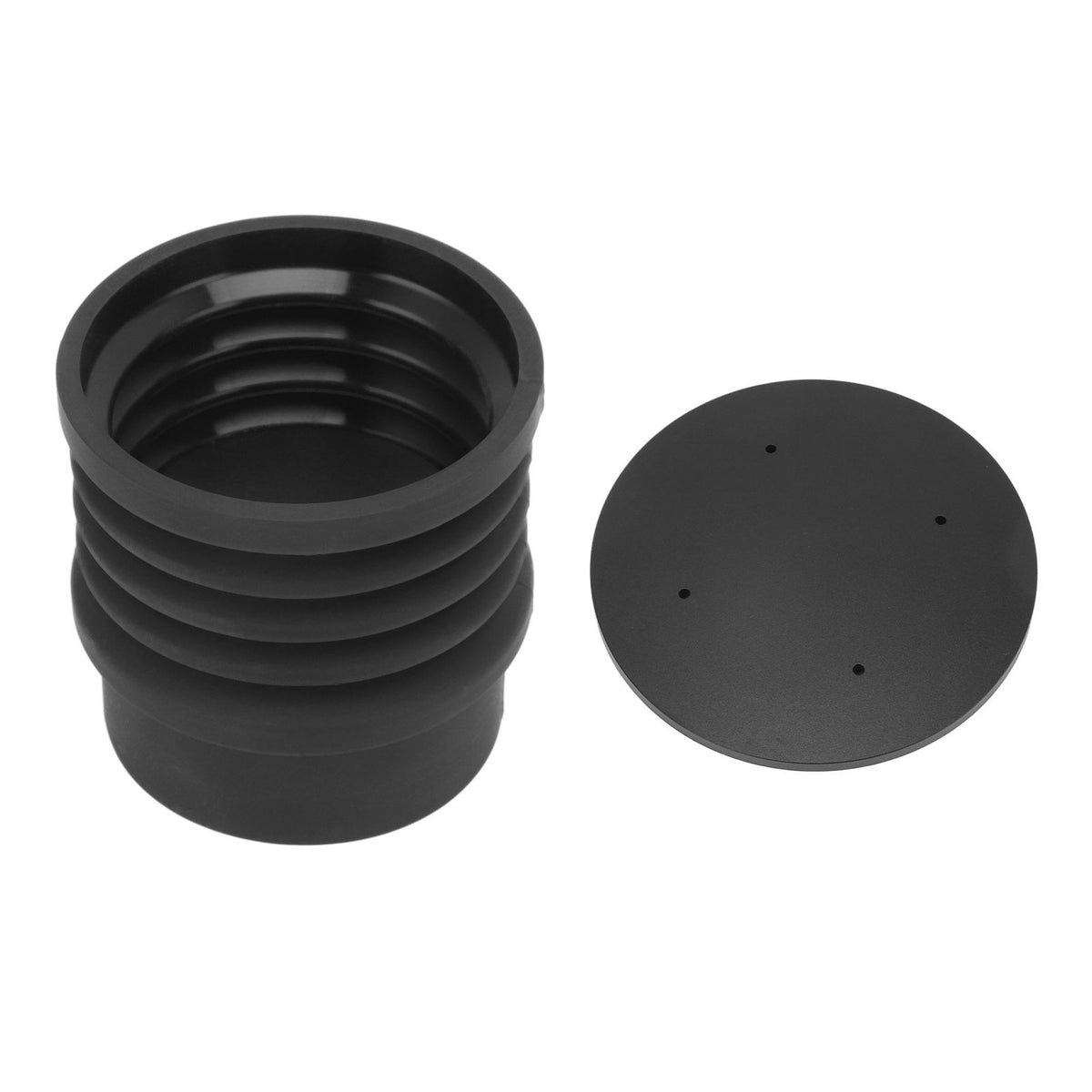 Coffee Grinder Blowing Bean Bin Silicone Coffee Grinder Cleaning Tool with Aluminum Cover for 900N HC600 Coffee Grinder Parts