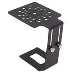 Coffee Machine Scale Rack Stainless Steel Height Adjustable Leakage Design Coffee Electronic Weighing Rack for Home Bar Black
