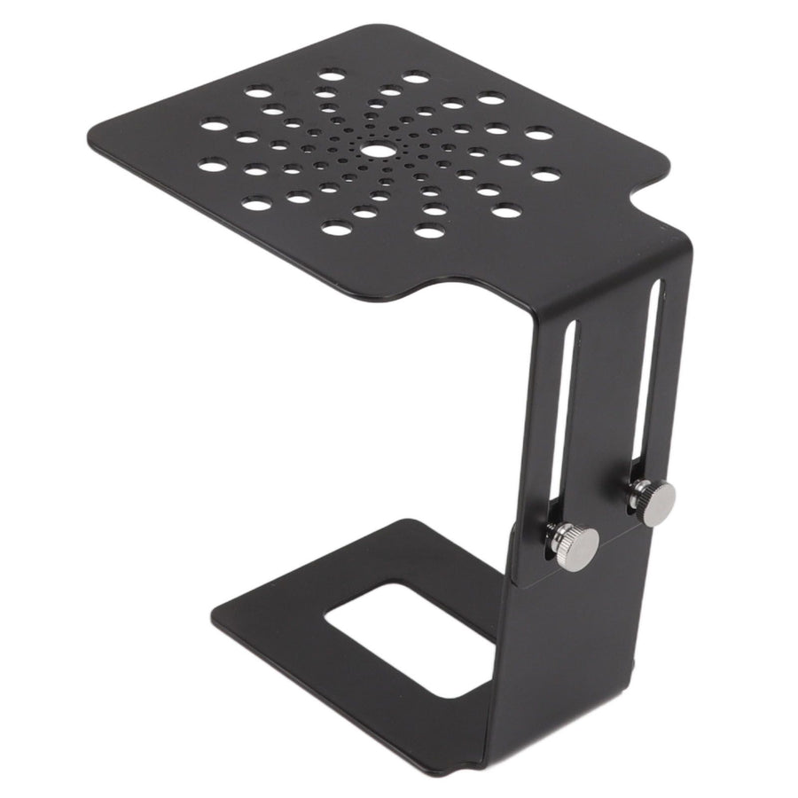 Coffee Machine Scale Rack Stainless Steel Height Adjustable Leakage Design Coffee Electronic Weighing Rack for Home Bar Black