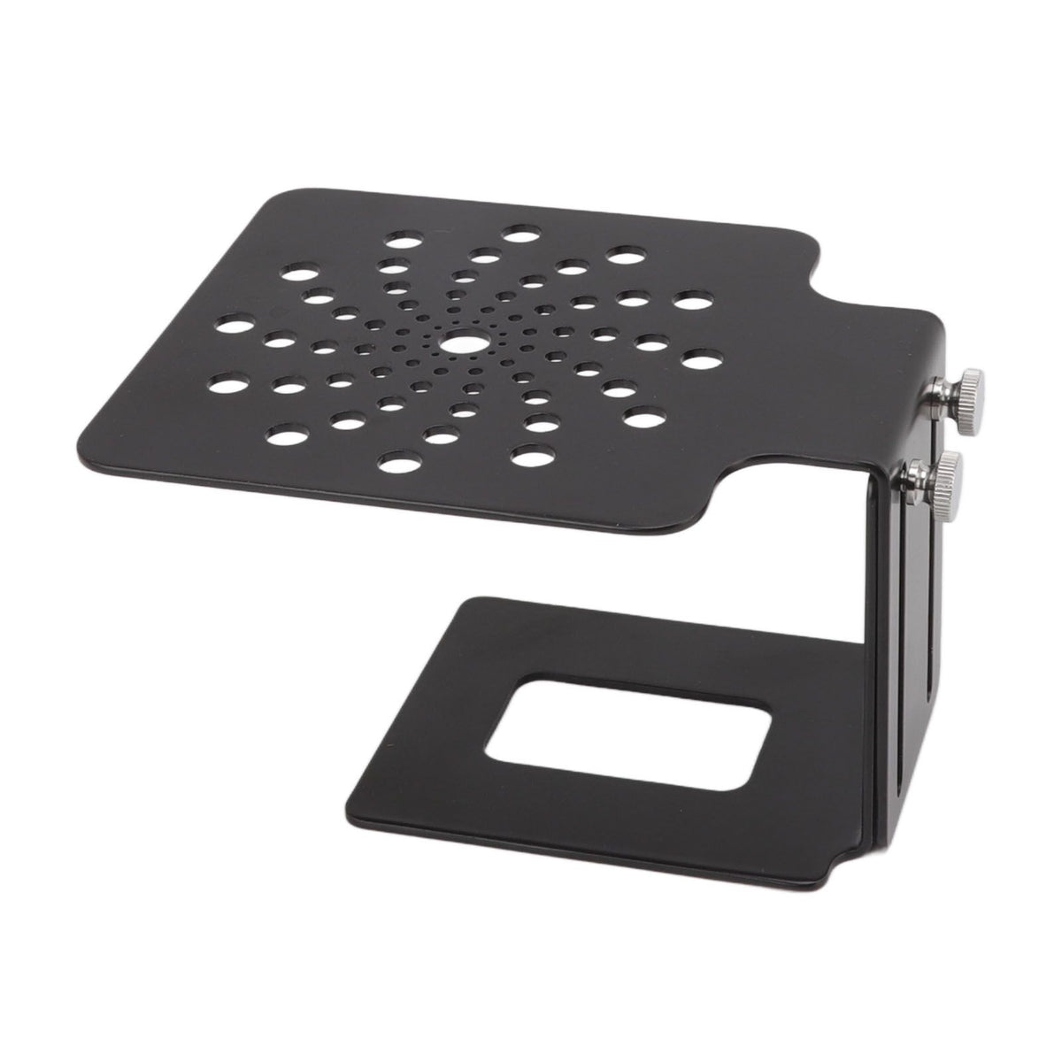 Coffee Machine Scale Rack Stainless Steel Height Adjustable Leakage Design Coffee Electronic Weighing Rack for Home Bar Black