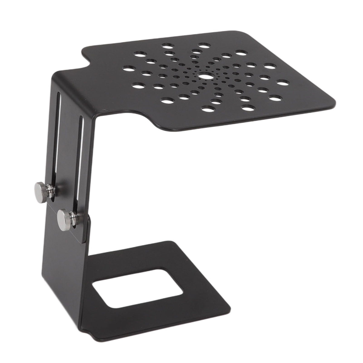 Coffee Machine Scale Rack Stainless Steel Height Adjustable Leakage Design Coffee Electronic Weighing Rack for Home Bar Black