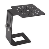 Coffee Machine Scale Rack Stainless Steel Height Adjustable Leakage Design Coffee Electronic Weighing Rack for Home Bar Black