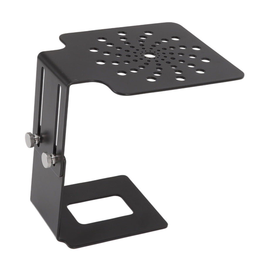 Coffee Machine Scale Rack Stainless Steel Height Adjustable Leakage Design Coffee Electronic Weighing Rack for Home Bar Black