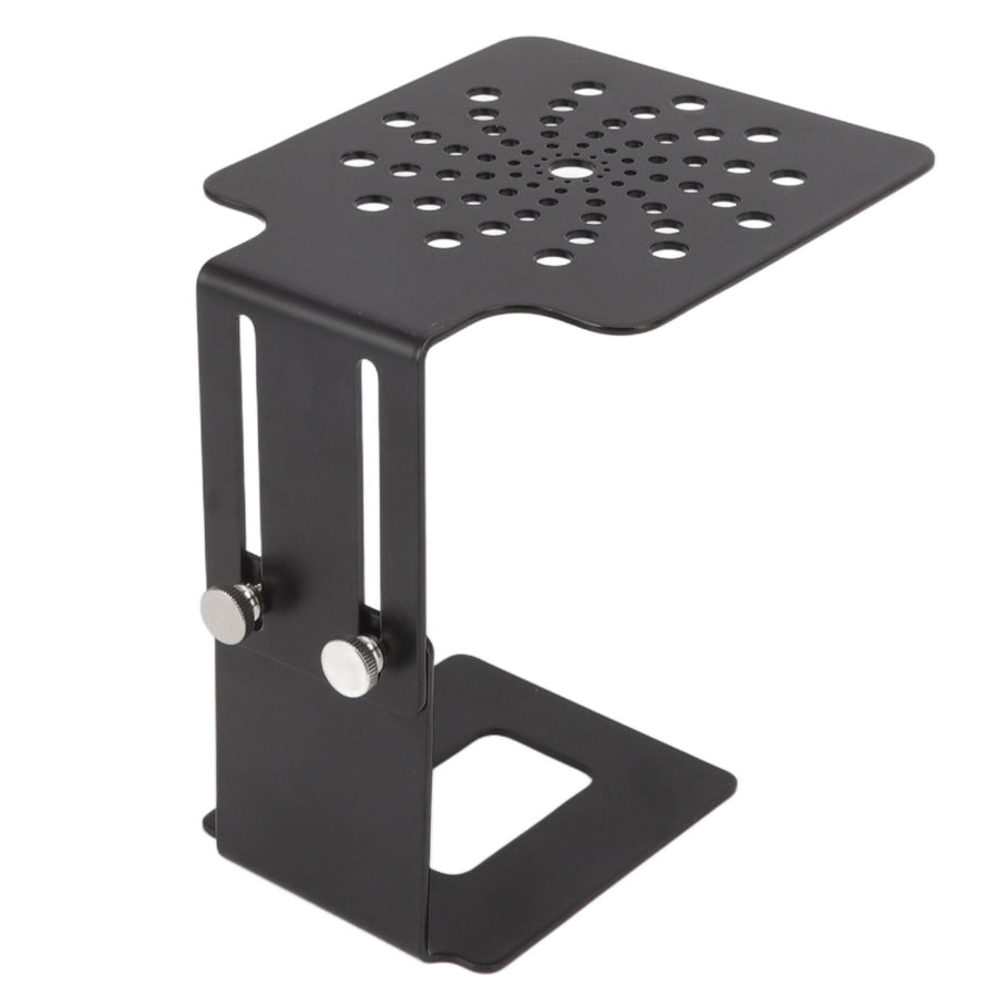Coffee Machine Scale Rack Stainless Steel Height Adjustable Leakage Design Coffee Electronic Weighing Rack for Home Bar Black