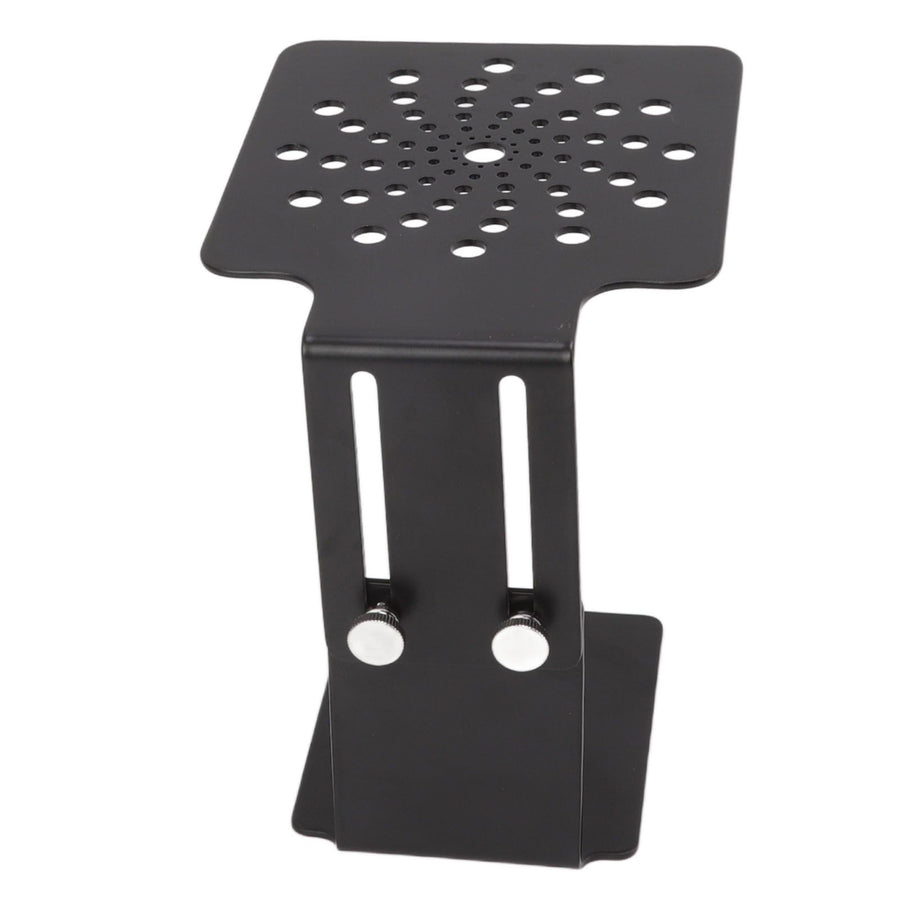 Coffee Machine Scale Rack Stainless Steel Height Adjustable Leakage Design Coffee Electronic Weighing Rack for Home Bar Black