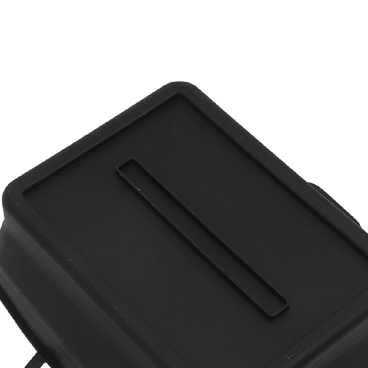 2 Pcs Silicone Air Cooker Pot with Handle Rectangular Fryer Liner Tray Replacement for Kitchen Cooking Accessories Black