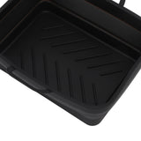 2 Pcs Silicone Air Cooker Pot with Handle Rectangular Fryer Liner Tray Replacement for Kitchen Cooking Accessories Black - Extra Image