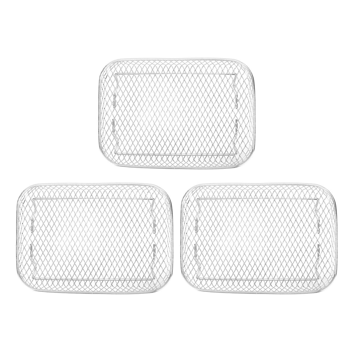 3 Layer Fryer Grilling Rack Stainless Steel Fryer Stakable Racks Household Kitchen Accessories