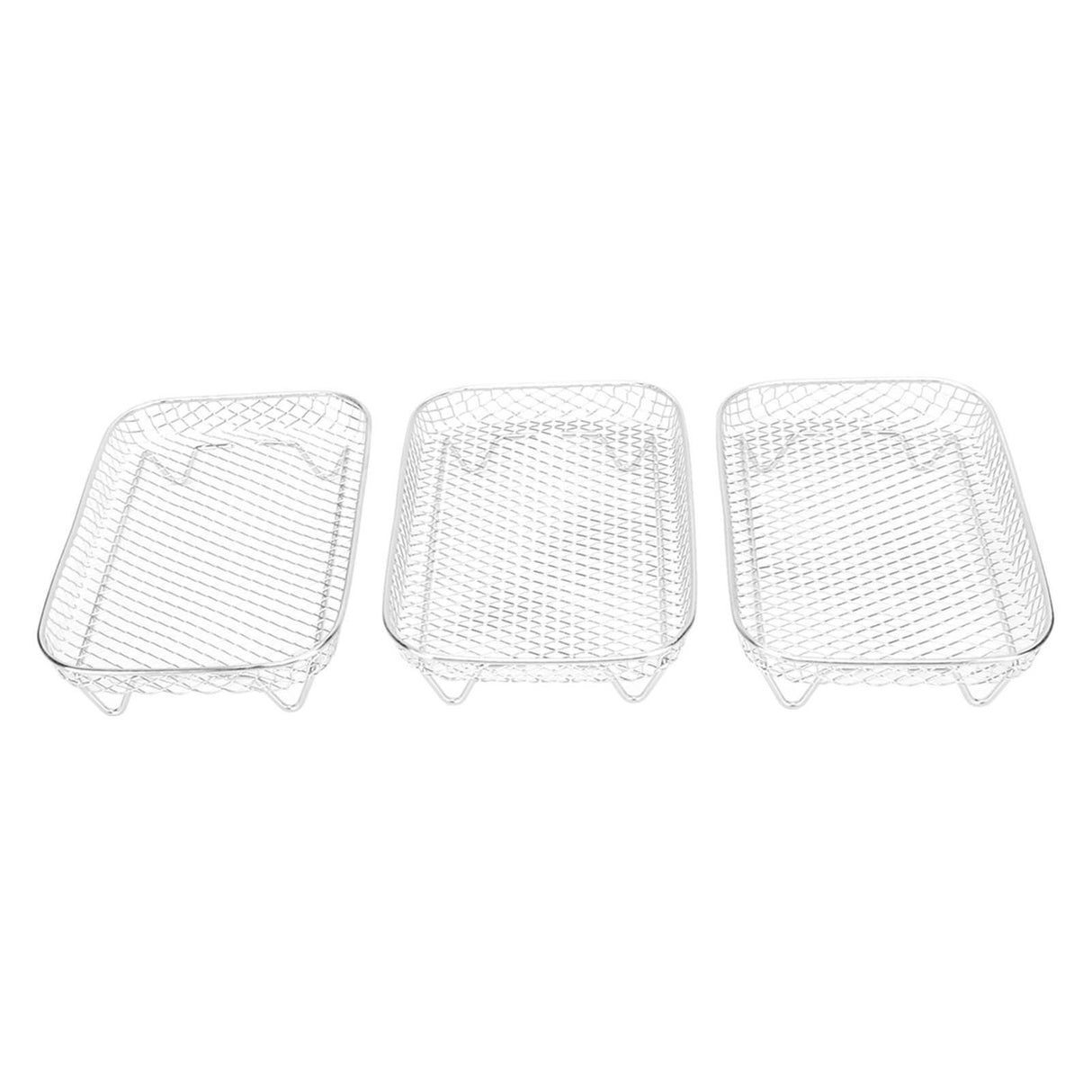 3 Layer Fryer Grilling Rack Stainless Steel Fryer Stakable Racks Household Kitchen Accessories