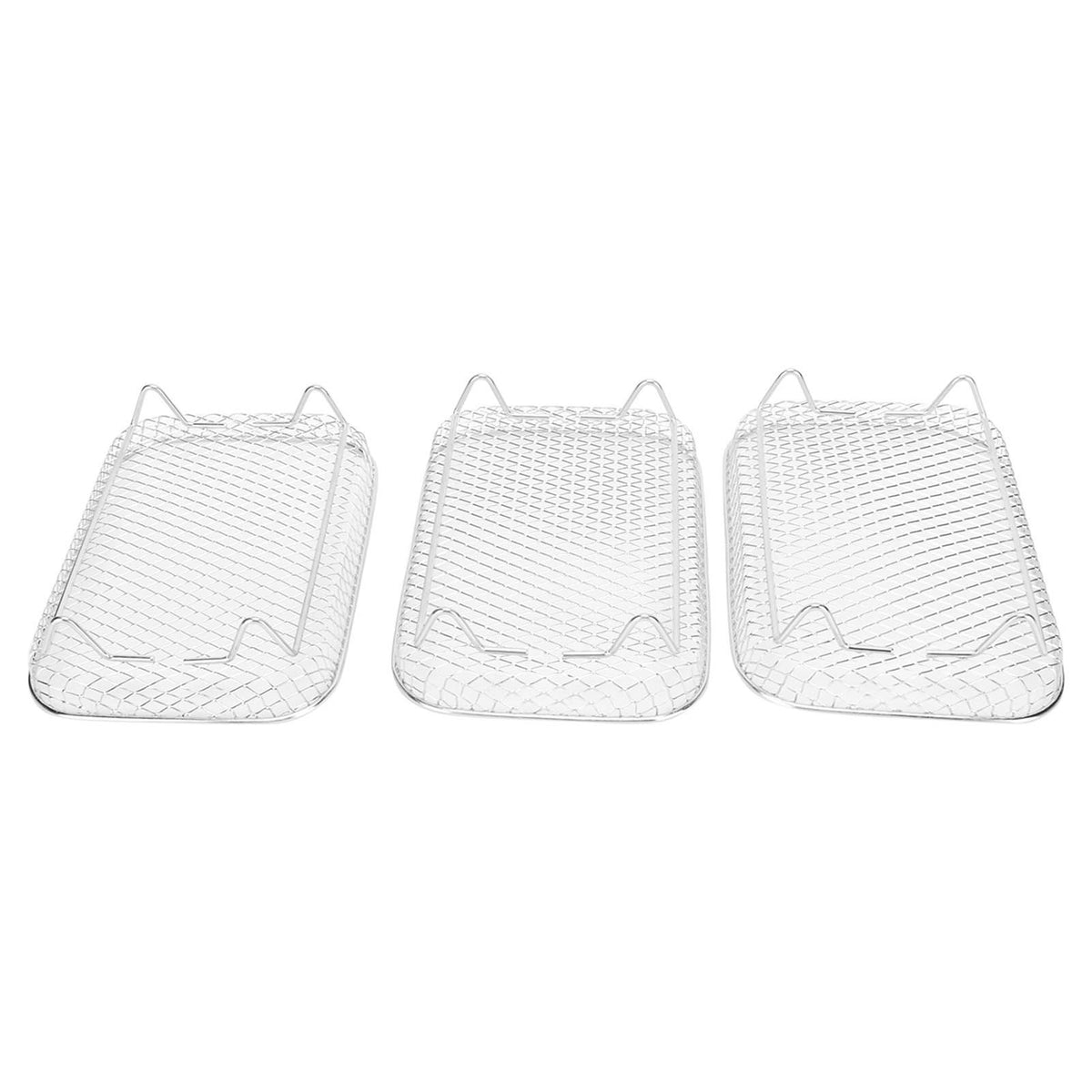 3 Layer Fryer Grilling Rack Stainless Steel Fryer Stakable Racks Household Kitchen Accessories