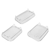 3 Layer Fryer Grilling Rack Stainless Steel Fryer Stakable Racks Household Kitchen Accessories