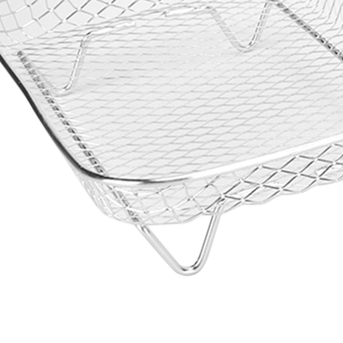 3 Layer Fryer Grilling Rack Stainless Steel Fryer Stakable Racks Household Kitchen Accessories
