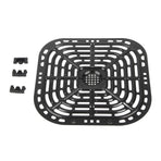 Square 24x23cm Fryer Replacement Grill Pan 304 Stainless Steel Fryer Replacement Crisper Plate